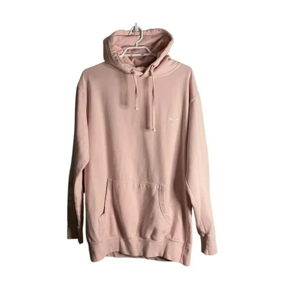 RIPNDIP Unisex Pink Graphic Alien "We Out Here" Cozy Casual Sweatshirt Hoodie - Picture 1 of 10